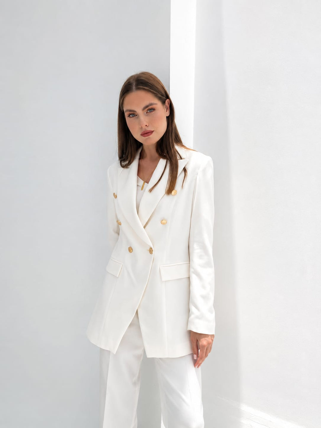 Ivory Double Blazer